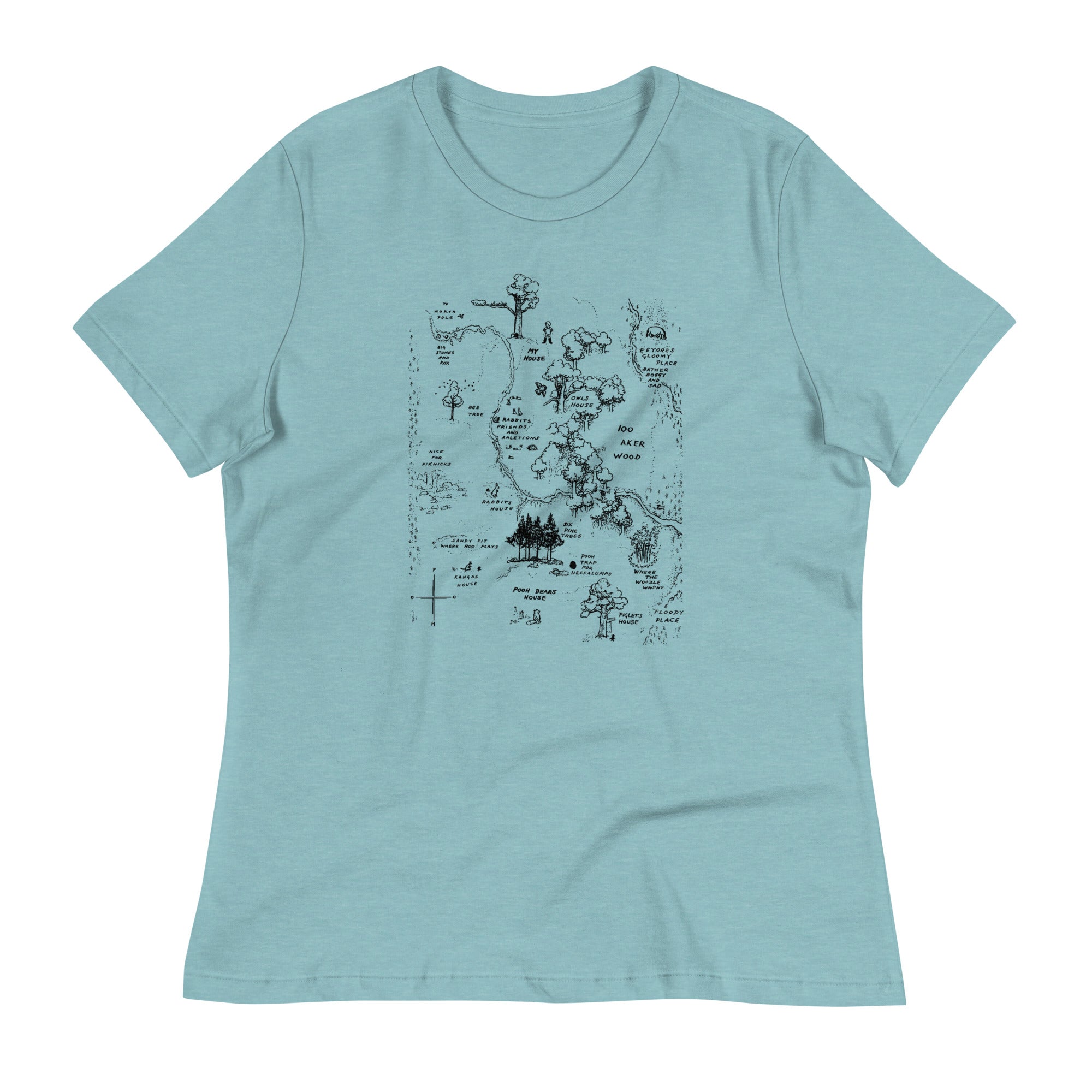 100 Acre Map Women's Signature Tee