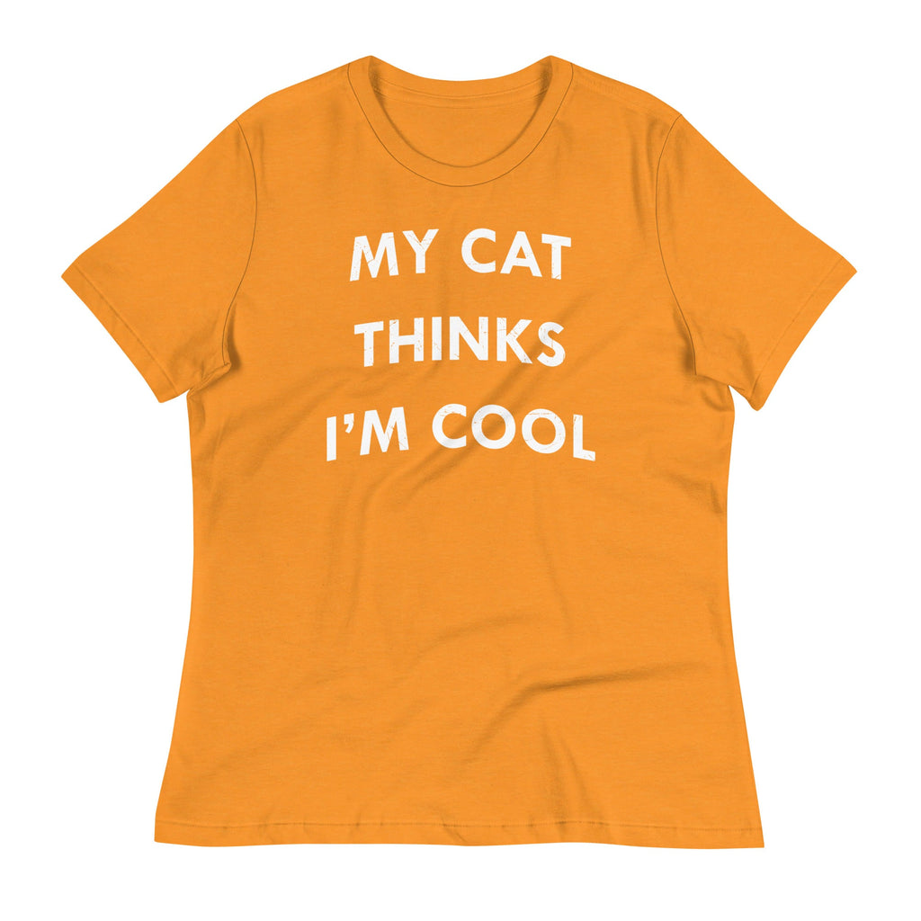 My Cat Thinks I'm Cool Women's Signature Tee