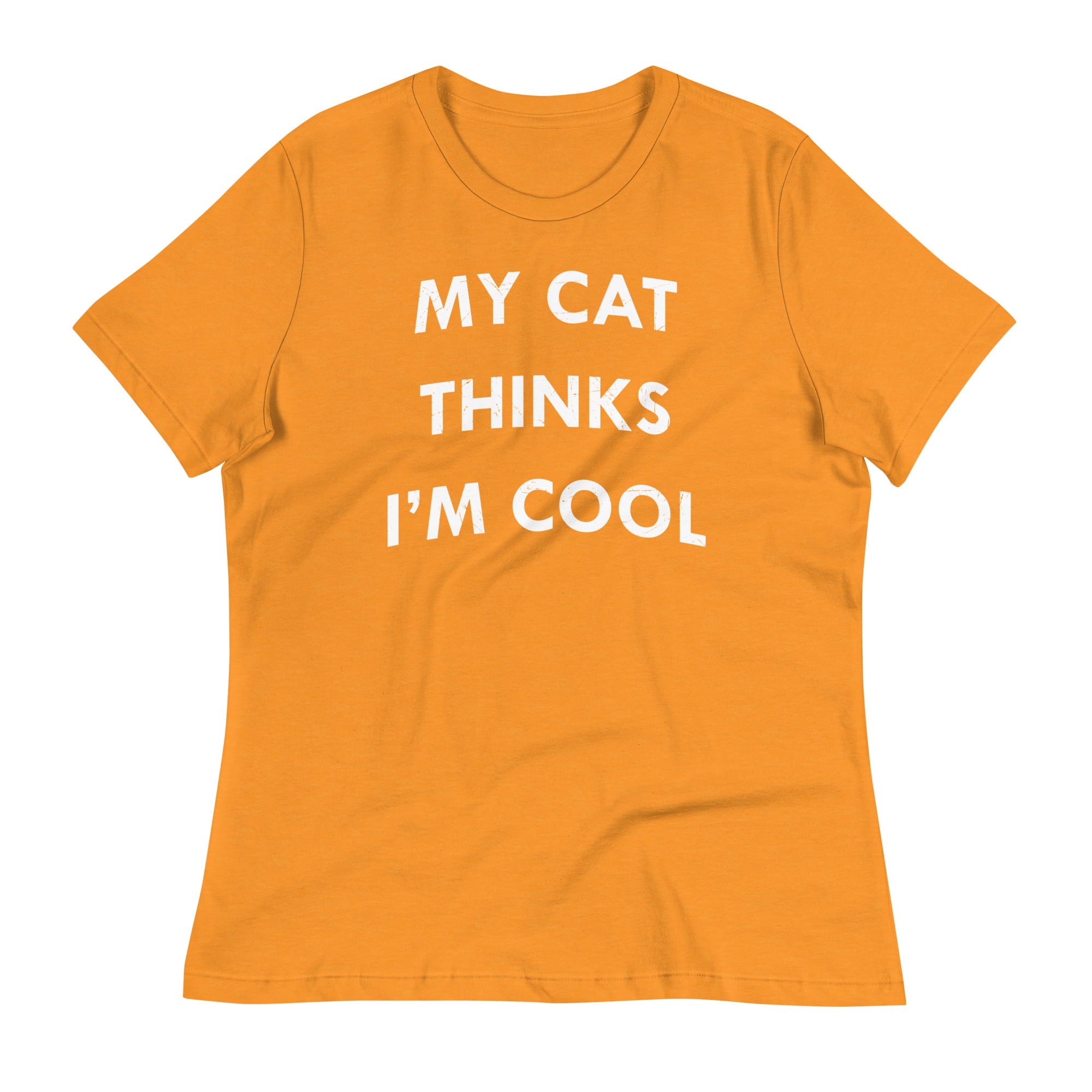 My Cat Thinks I'm Cool Women's Signature Tee