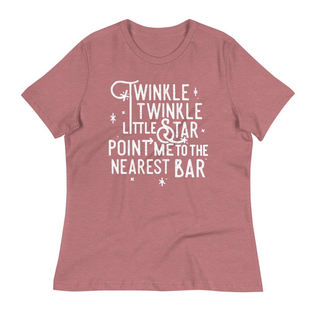 Point Me To The Nearest Bar Women's Signature Tee