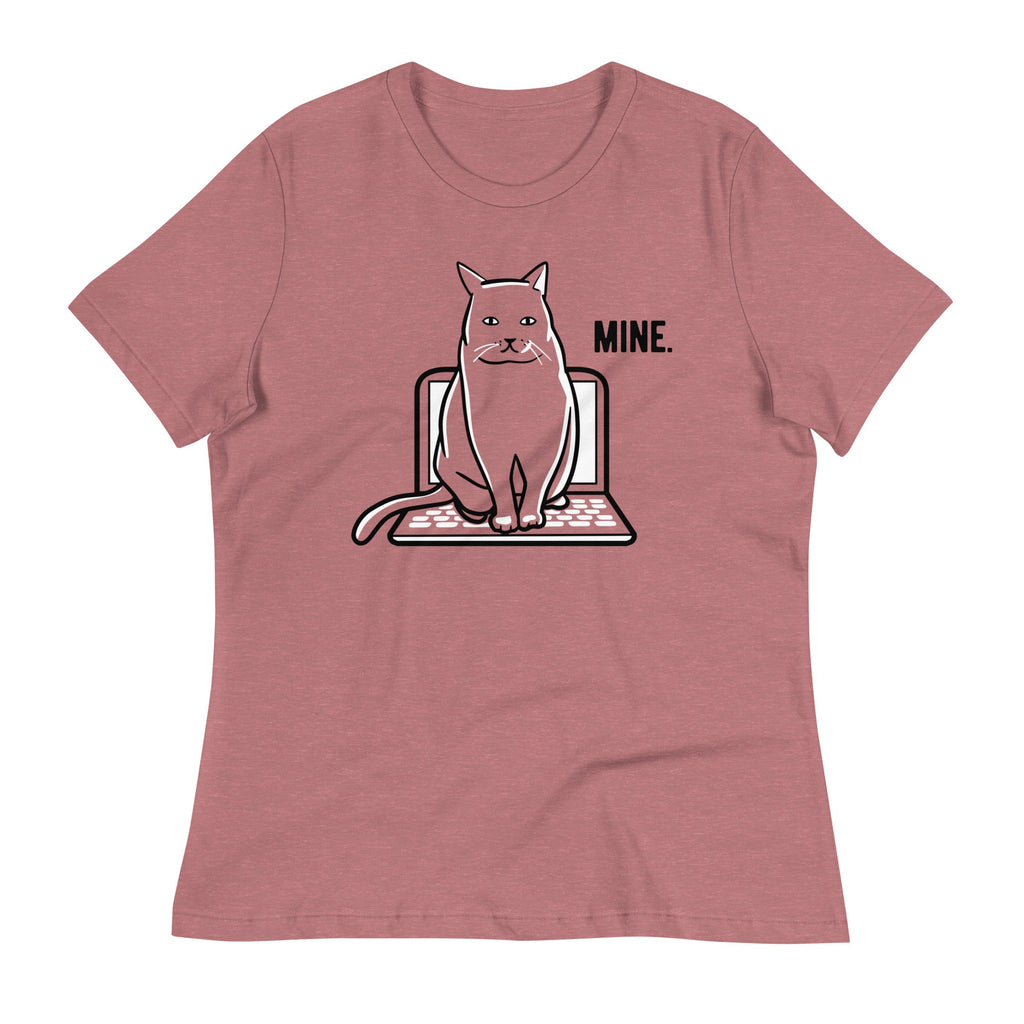 Mine Computer Cat Women's Signature Tee