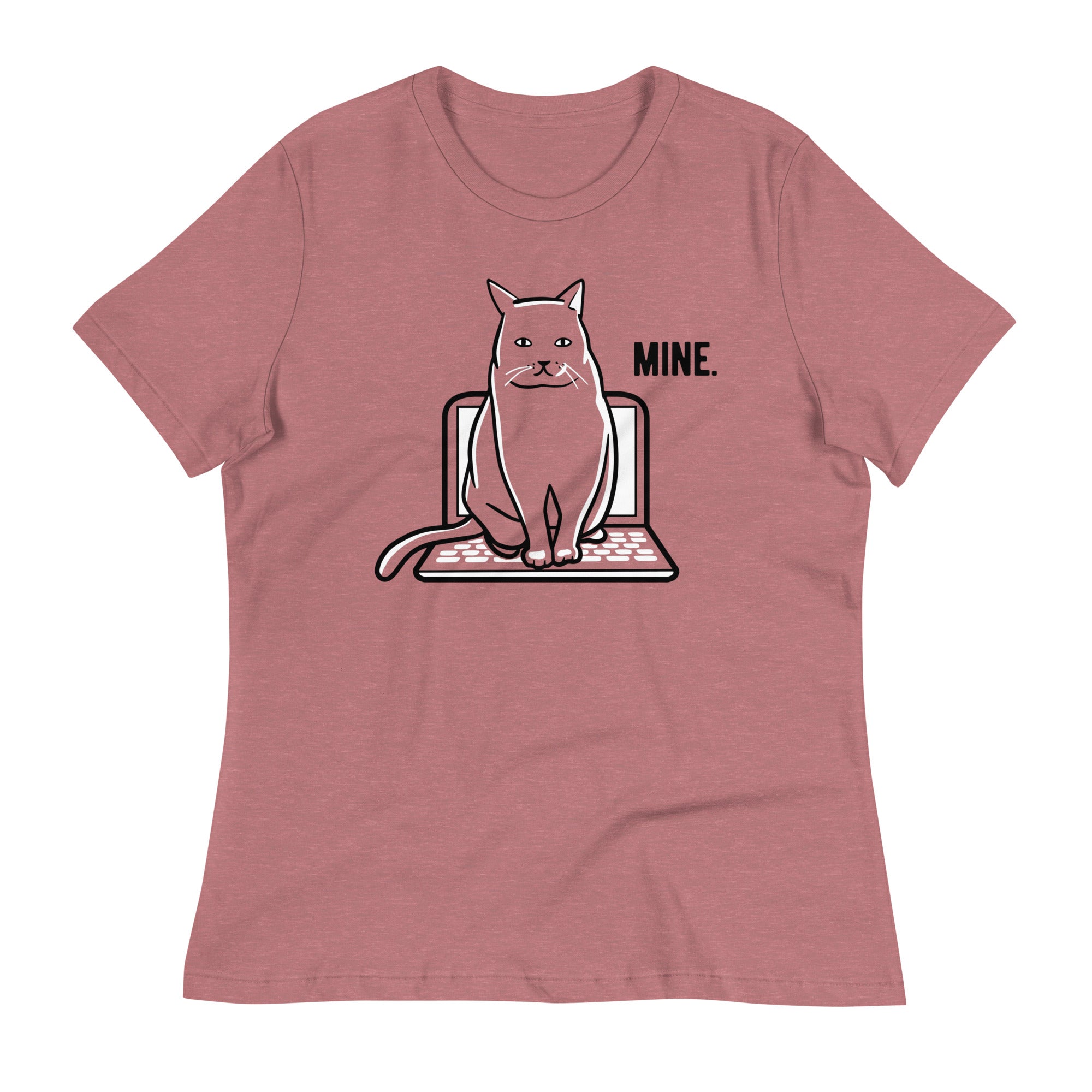 Mine Computer Cat Women's Signature Tee