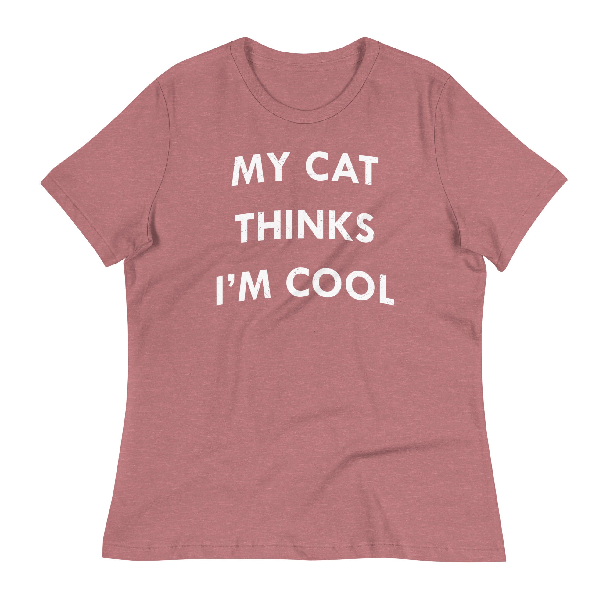 My Cat Thinks I'm Cool Women's Signature Tee