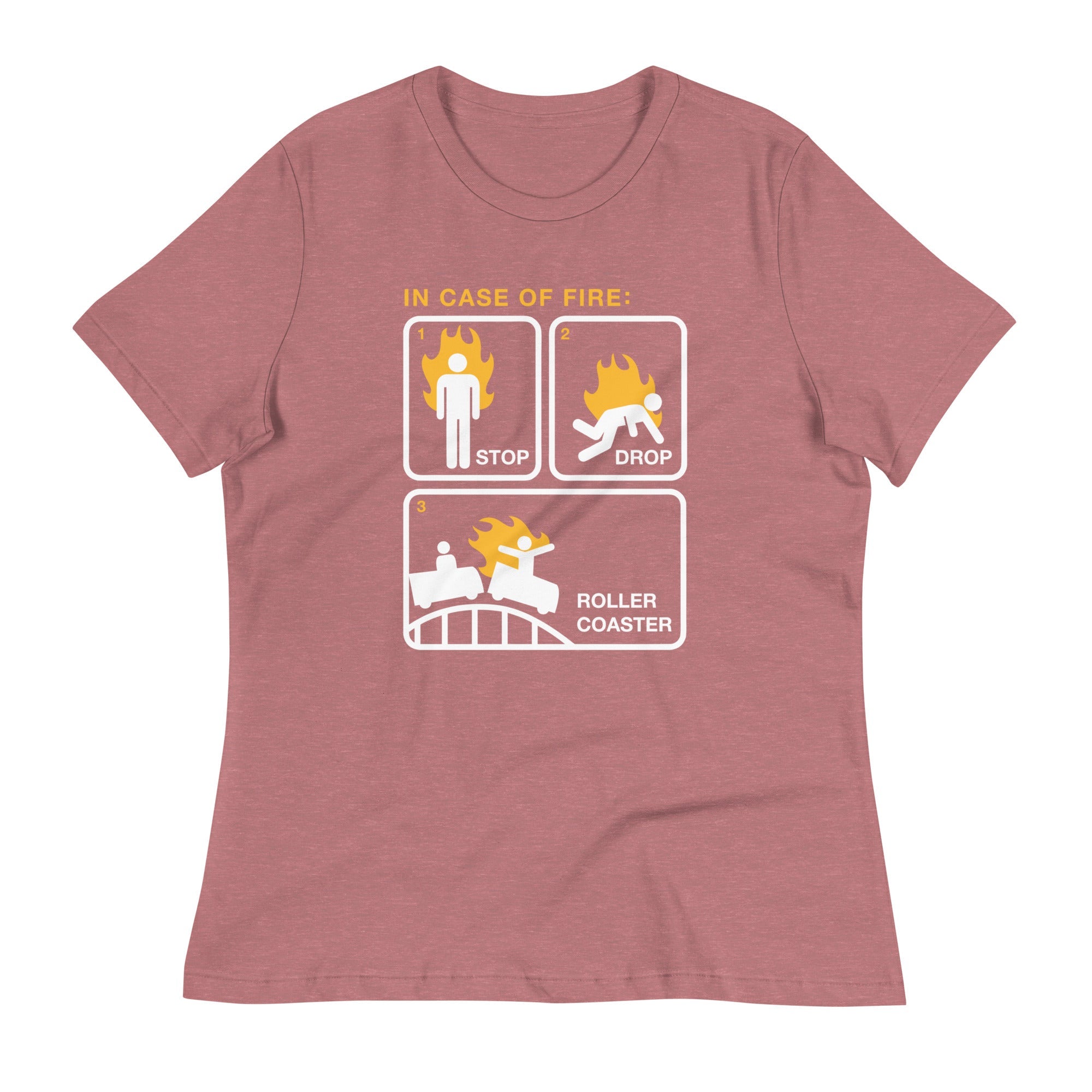 Stop Drop Roller Coaster Women's Signature Tee