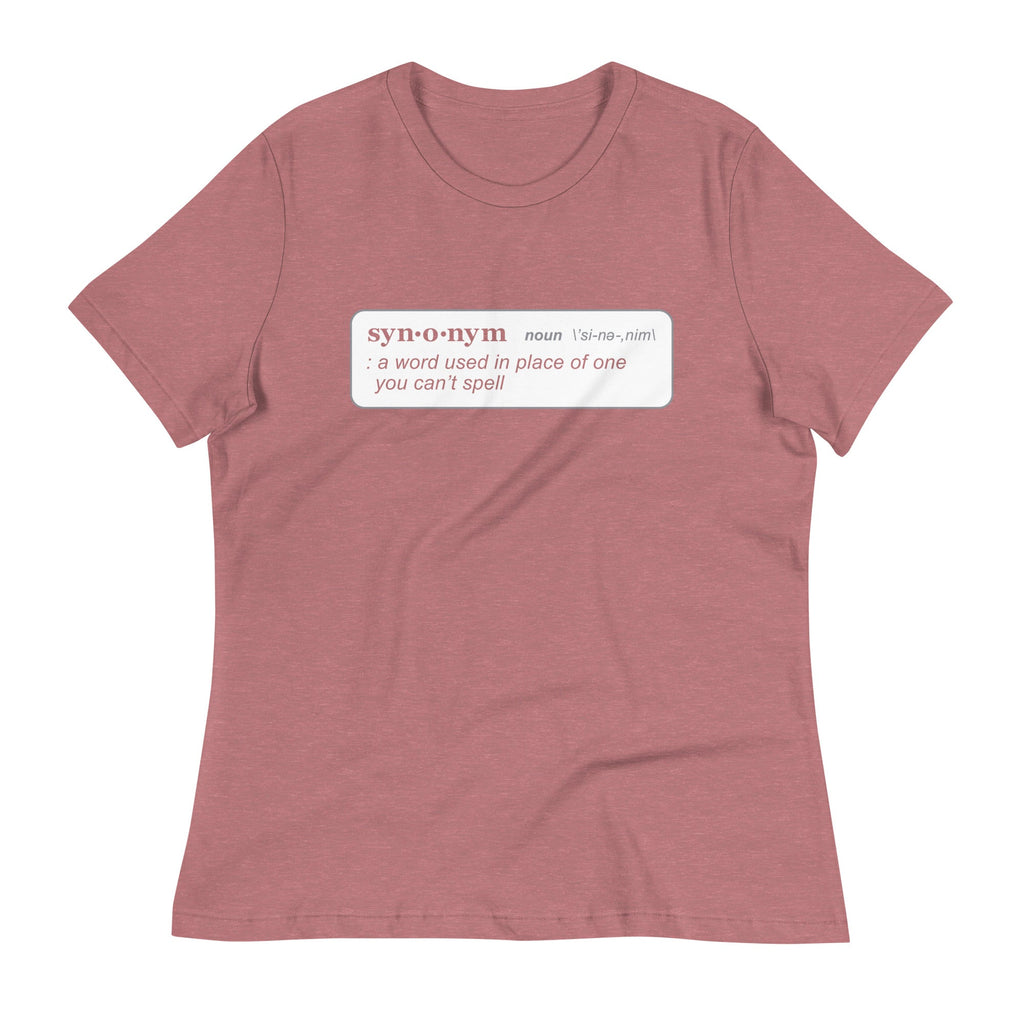 Synonym Definition Women's Signature Tee
