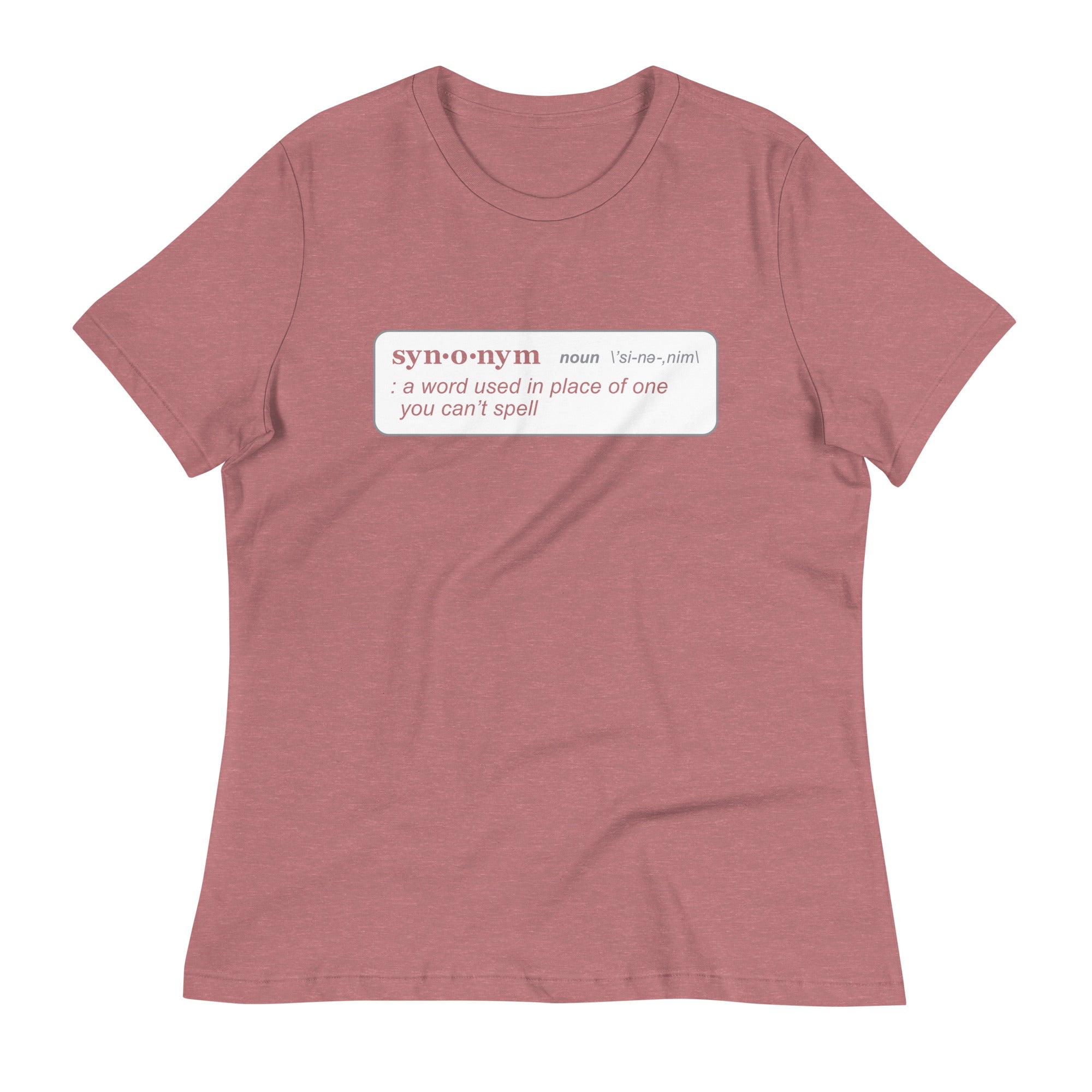 Synonym Definition Women's Signature Tee