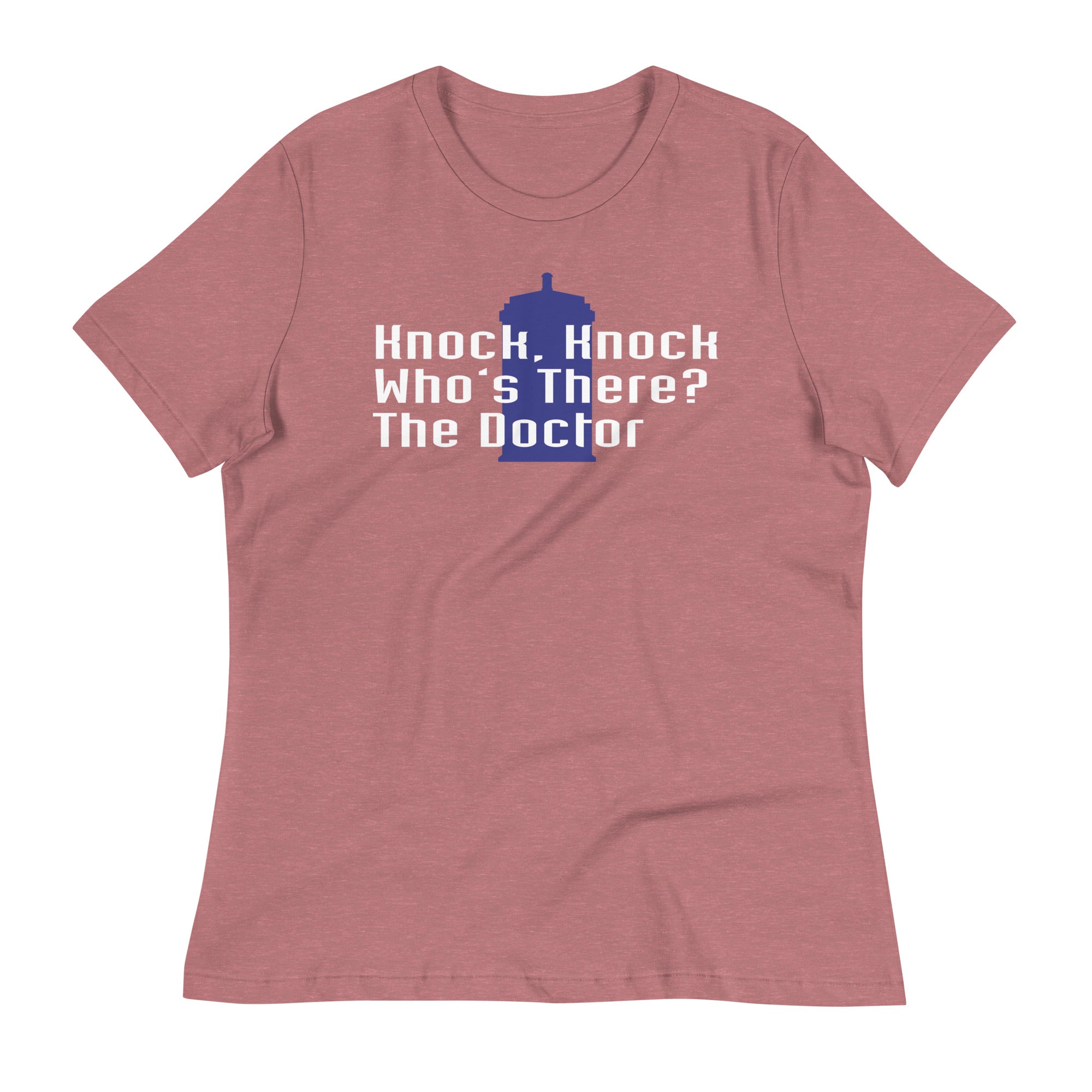 Knock Knock! Who's There? The Doctor Women's Signature Tee