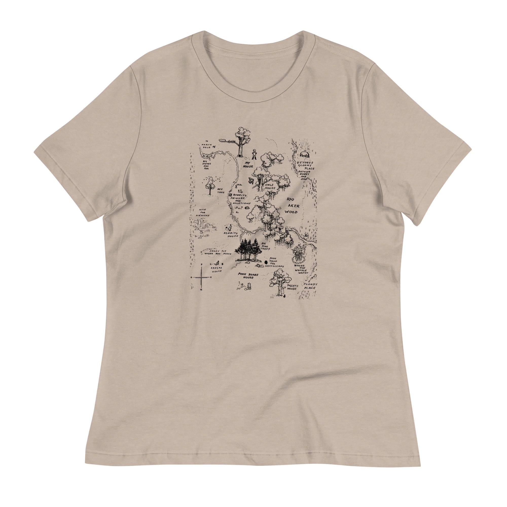 100 Acre Map Women's Signature Tee