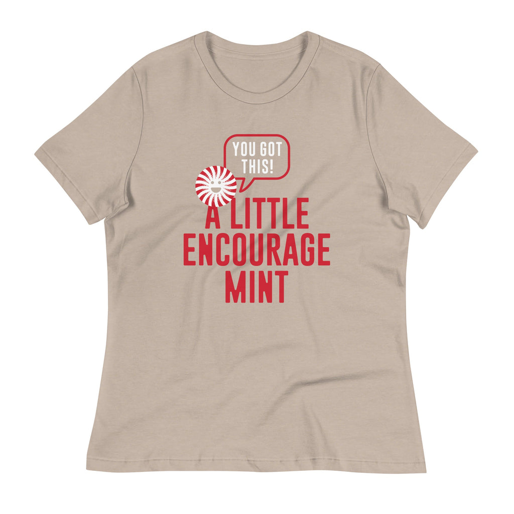A Little Encourage Mint Women's Signature Tee