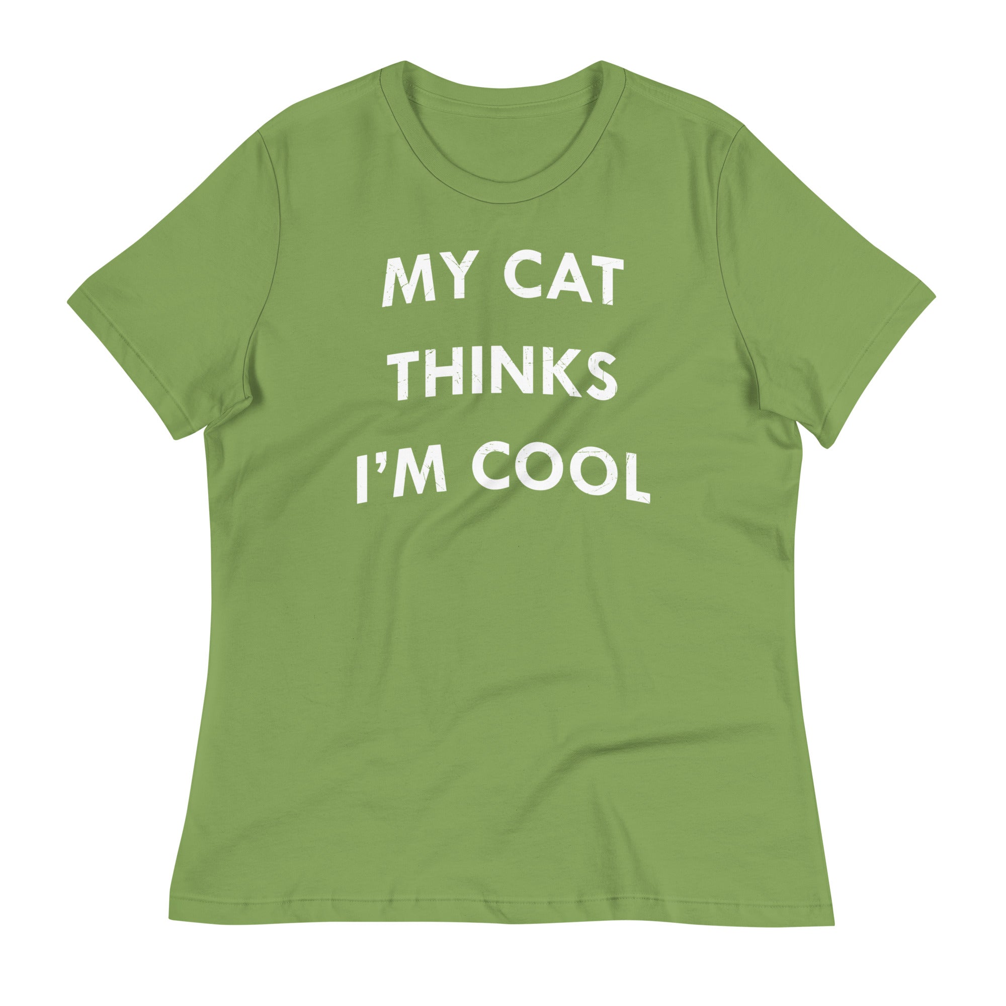 My Cat Thinks I'm Cool Women's Signature Tee