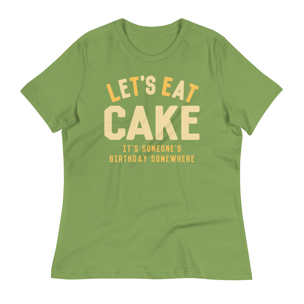 Let's Eat Cake Women's Signature Tee