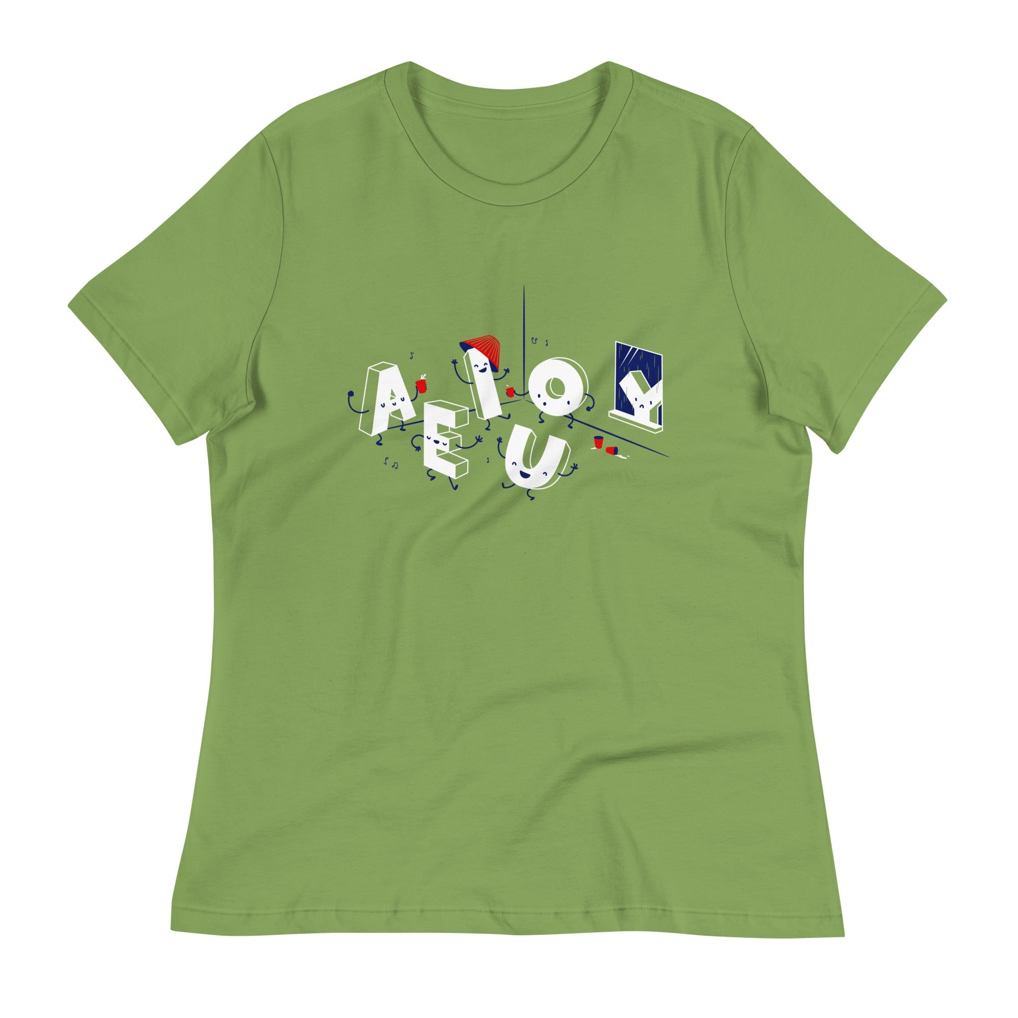 Vowel Party Time Women's Signature Tee