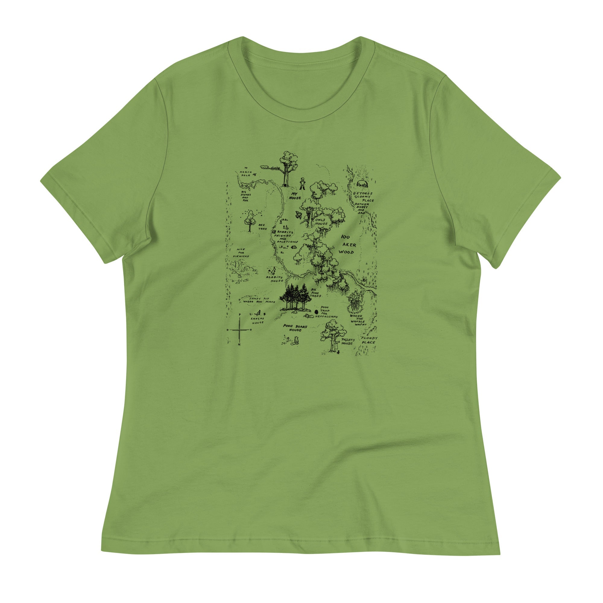 100 Acre Map Women's Signature Tee