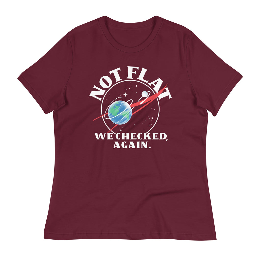 Not Flat We Checked Again Women's Signature Tee