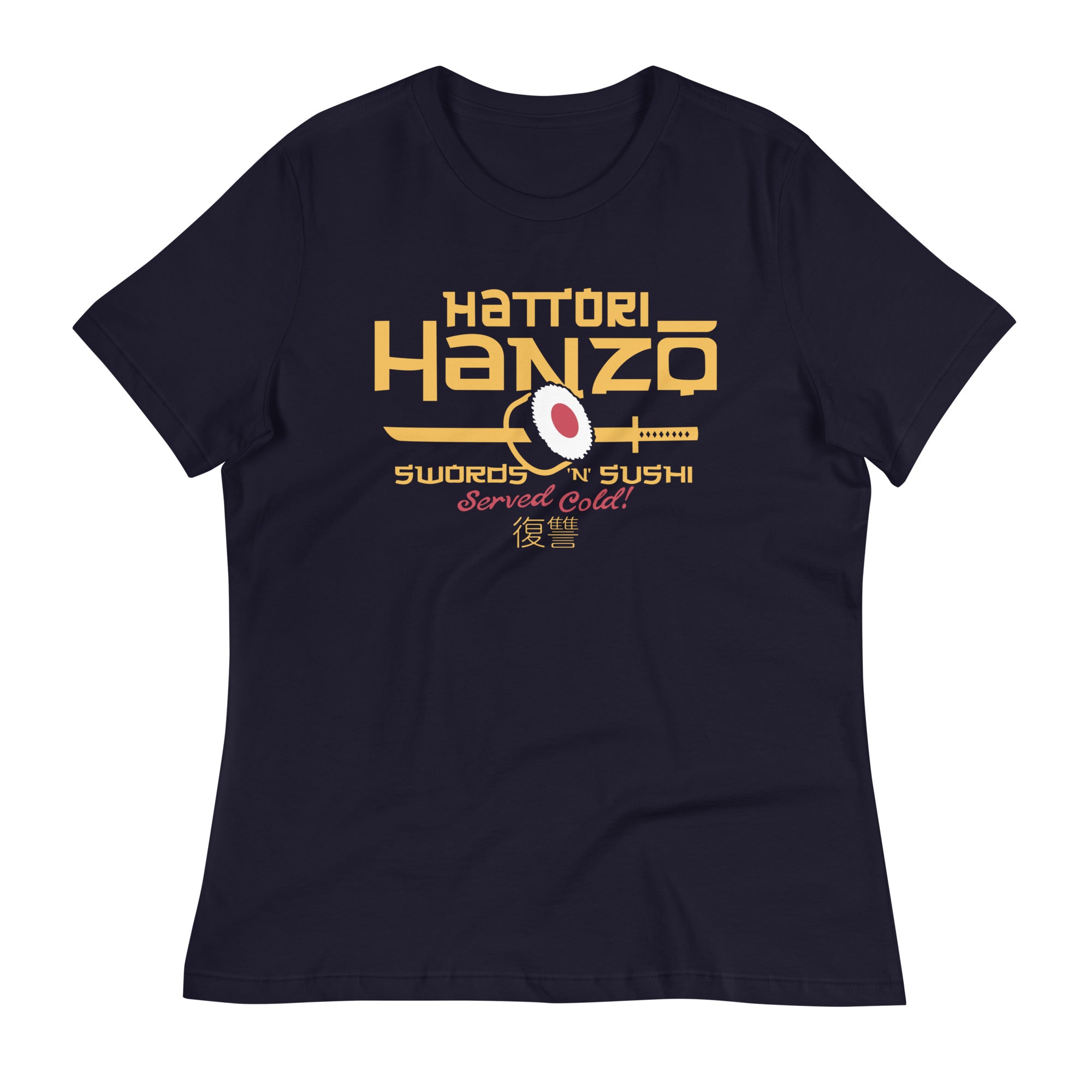 Hattori Hanzo Swords 'n' Sushi Women's Signature Tee
