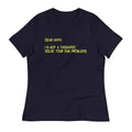 Dear Math, I'm Not A Therapist Women's Signature Tee