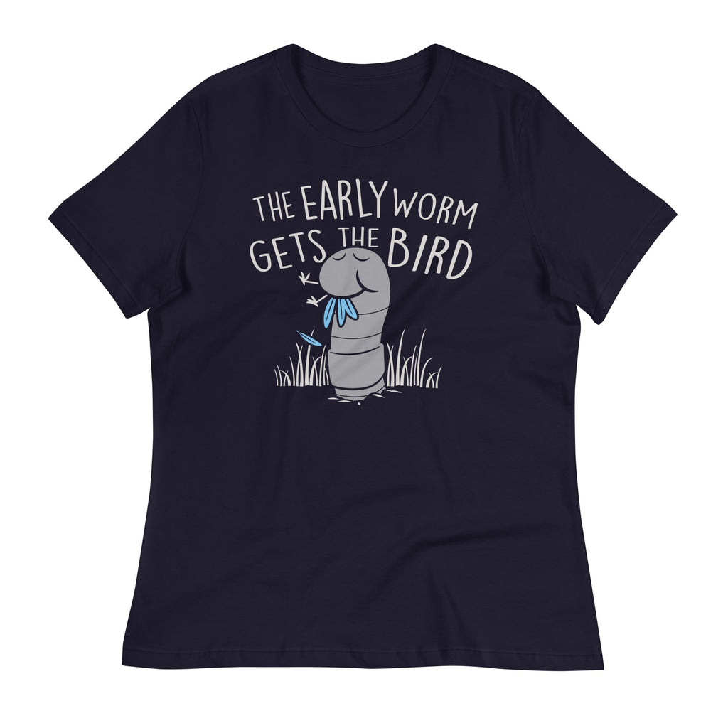 The Early Worm Gets The Bird Women's Signature Tee