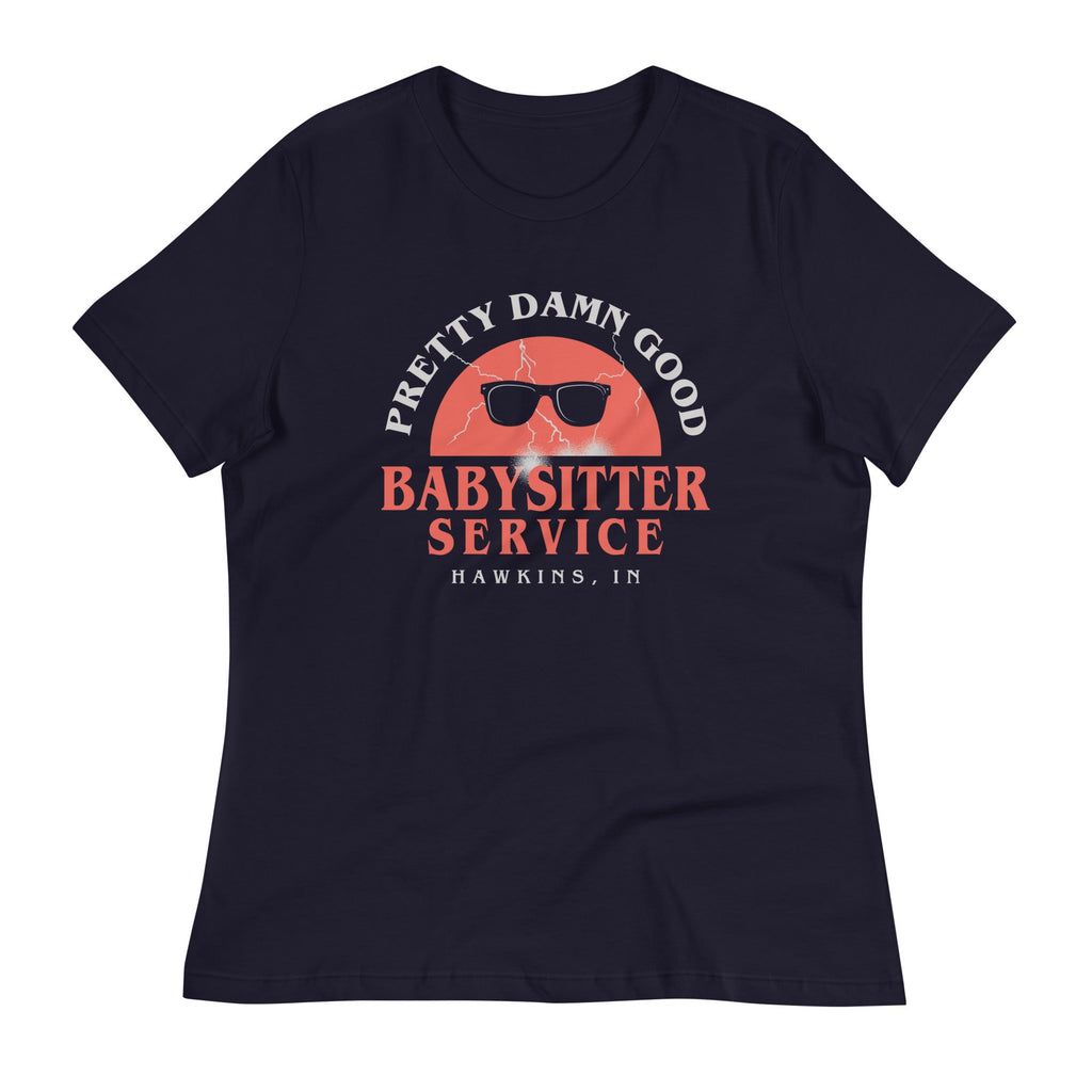 Pretty Damn Good Babysitter Service Women's Signature Tee