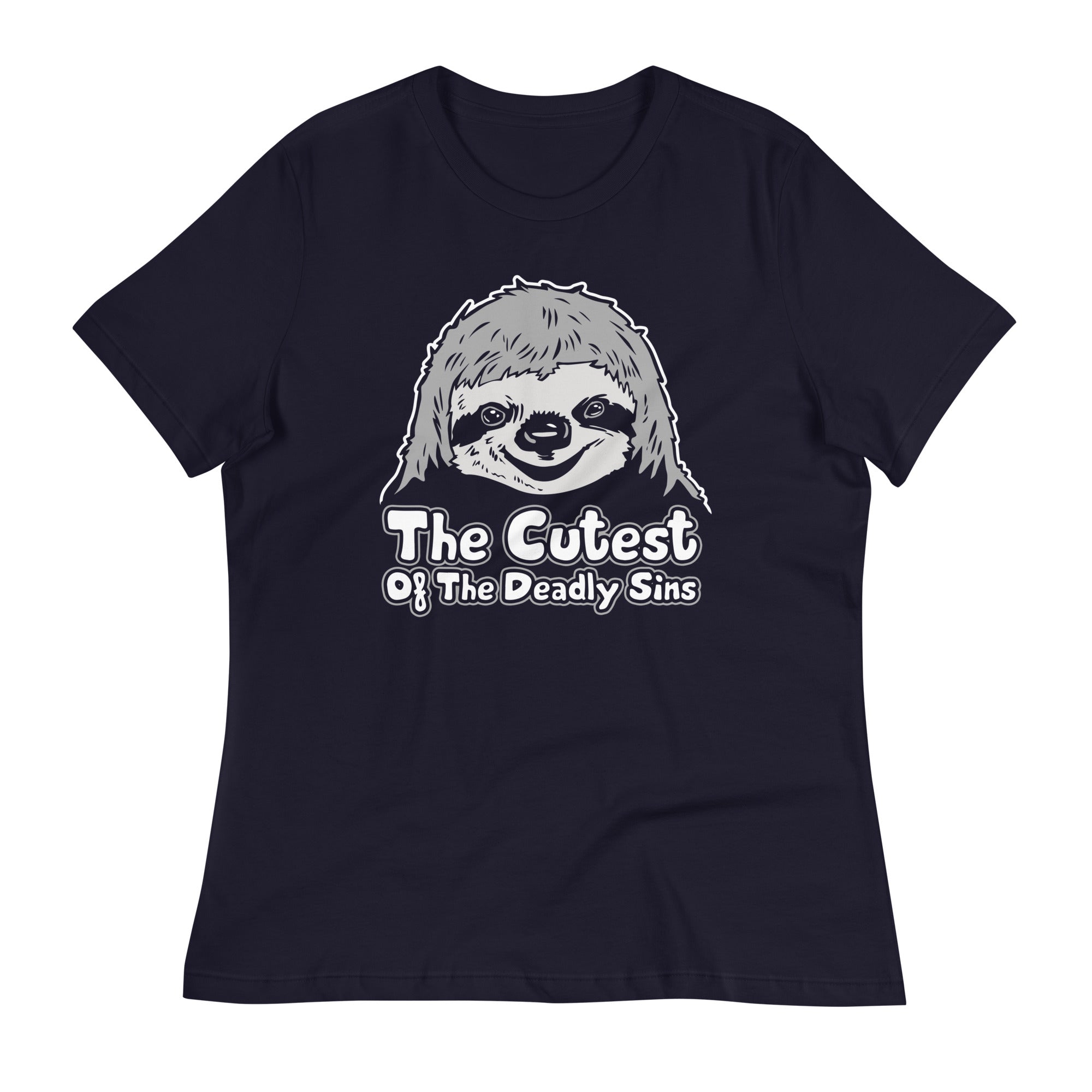Sloth, The Cutest Of The Deadly Sins Women's Signature Tee