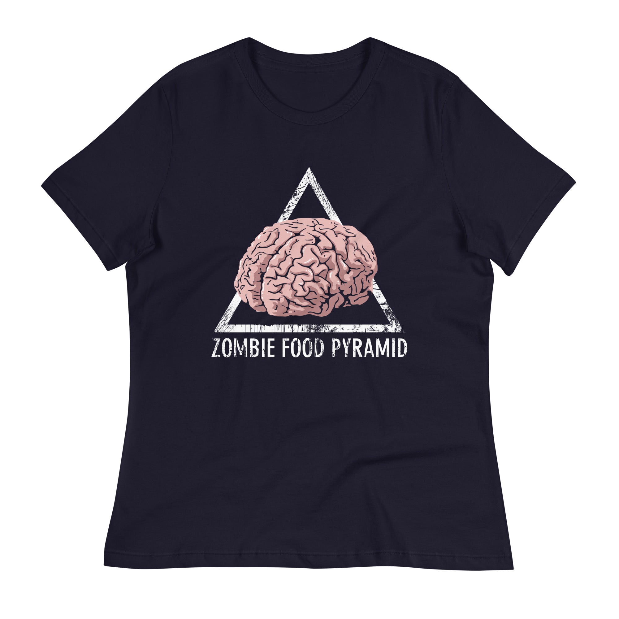 Zombie Food Pyramid Women's Signature Tee