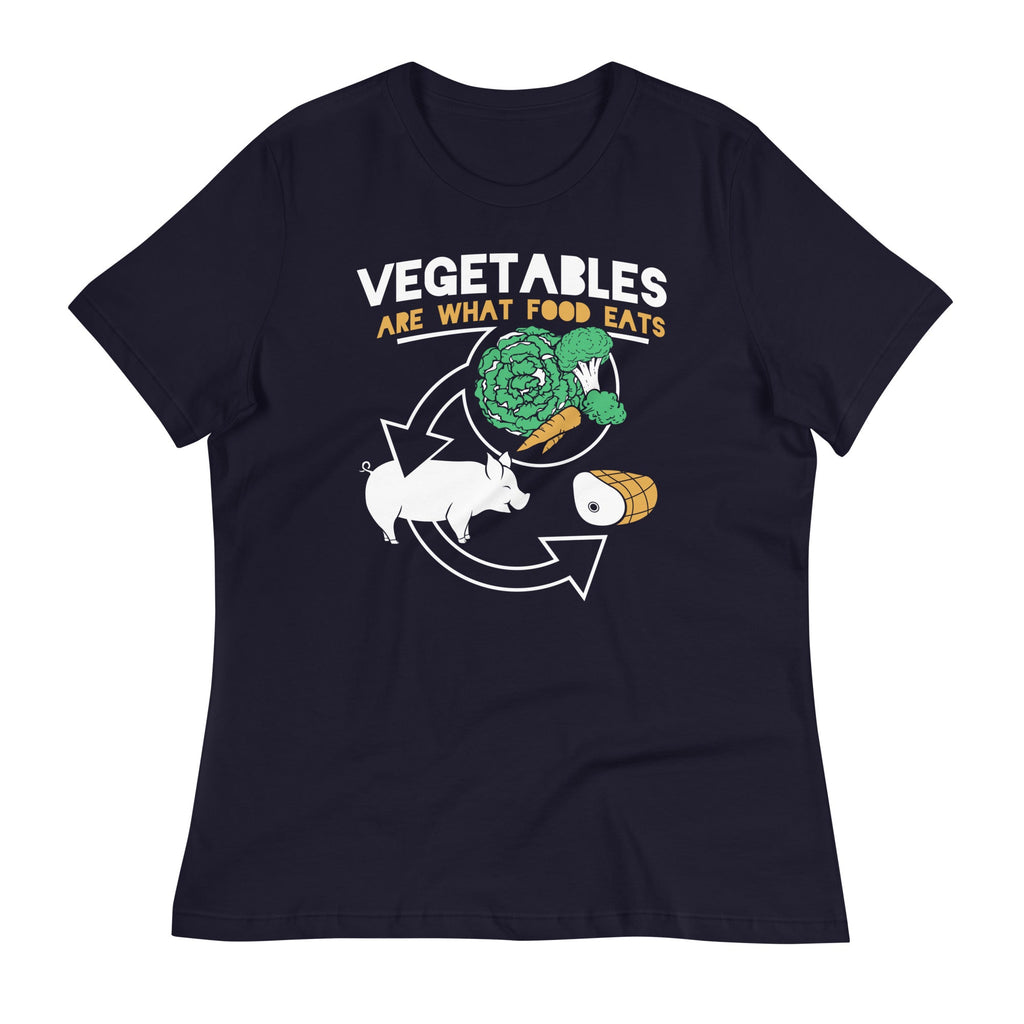 Vegetables Are What Food Eats Women's Signature Tee