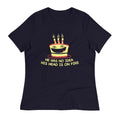He Has No Idea His Head Is On Fire Women's Signature Tee