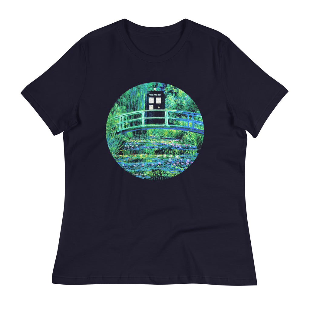 Water Lilies Police Box Women's Signature Tee
