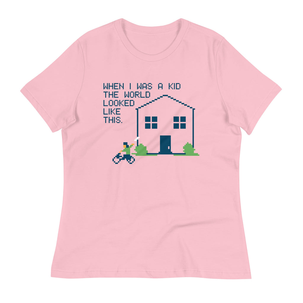 When I Was A Kid The World Women's Signature Tee