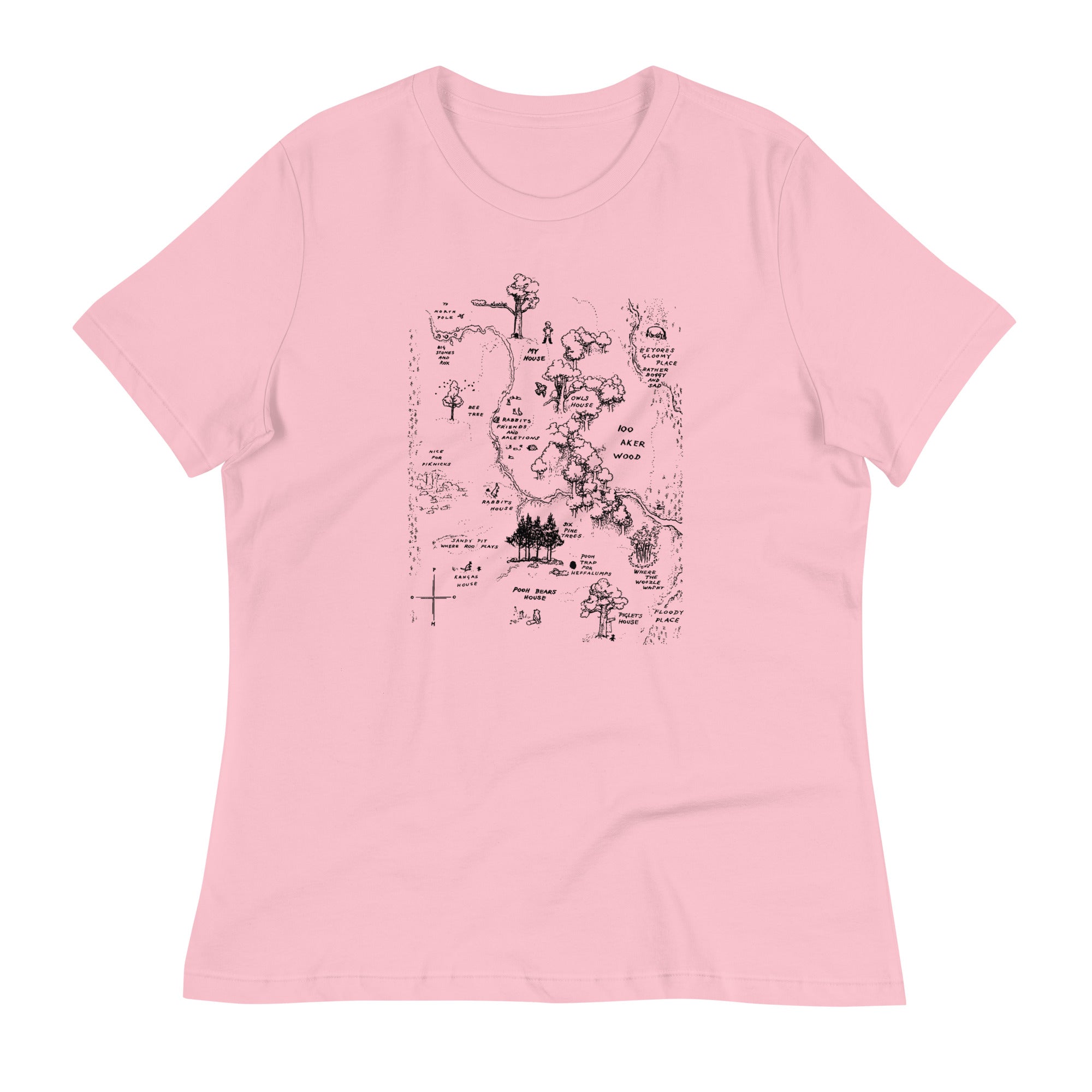 100 Acre Map Women's Signature Tee