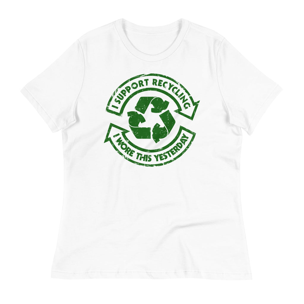 I Support Recycling Women's Signature Tee