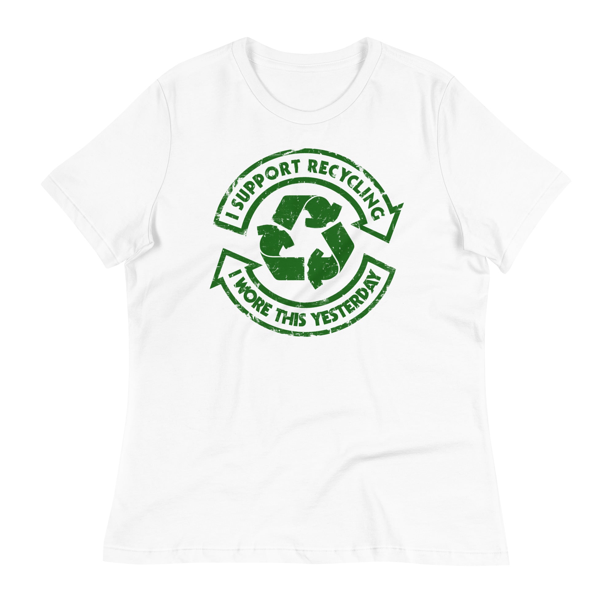 I Support Recycling Women's Signature Tee