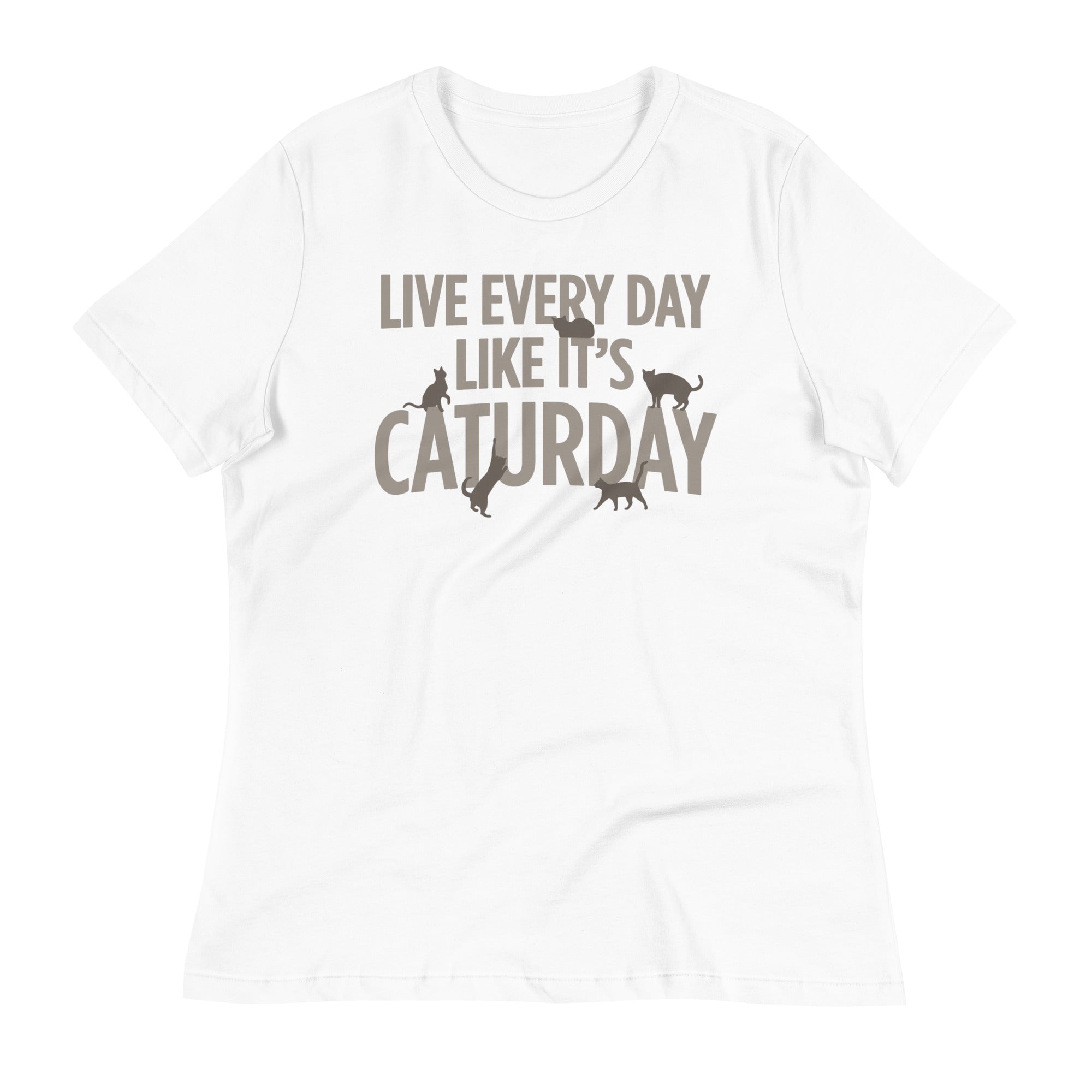 Live Every Day Like It's Caturday Women's Signature Tee
