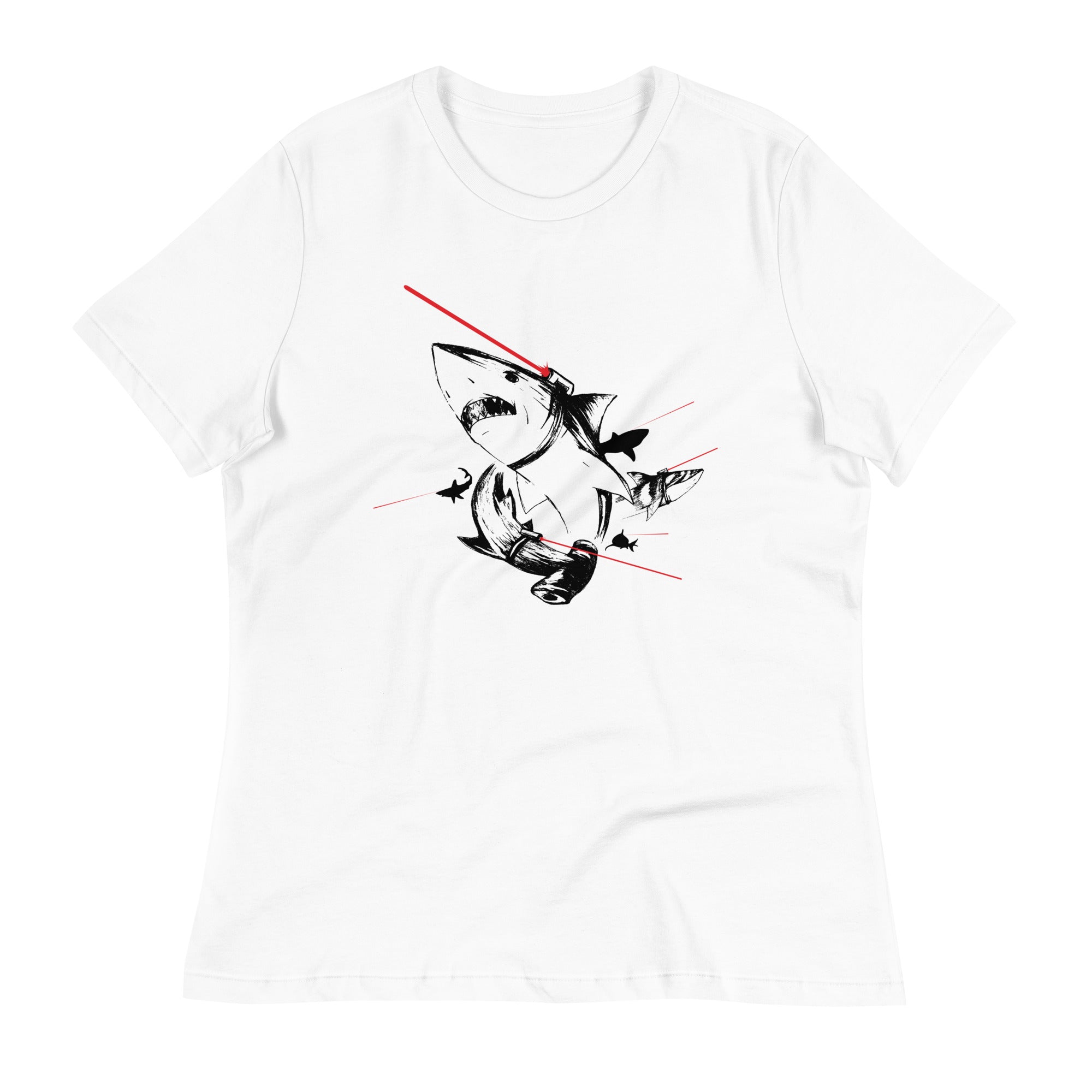Sharks With Lasers Women's Signature Tee