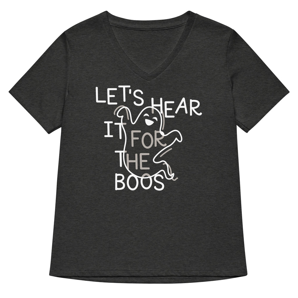 Let's Hear It For The Boos Women's V-Neck Tee