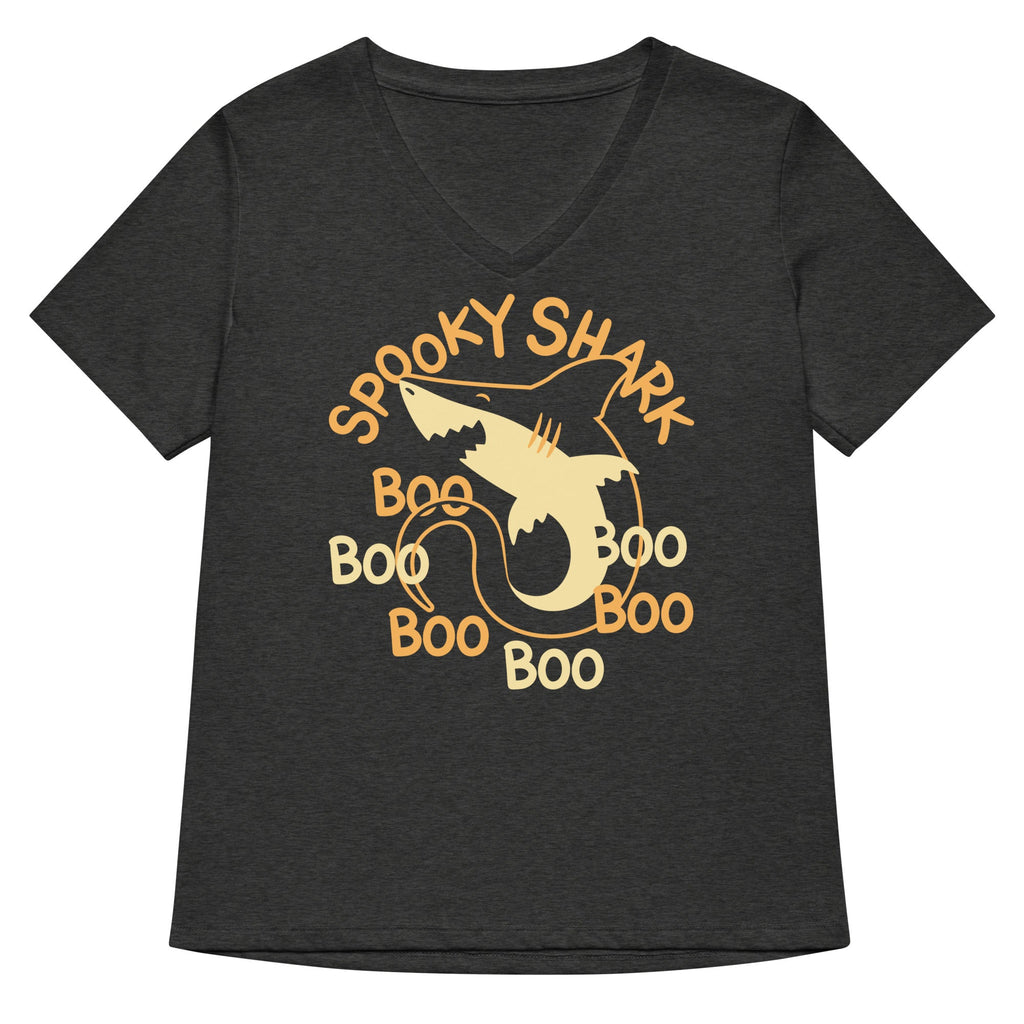 Spooky Shark Women's V-Neck Tee