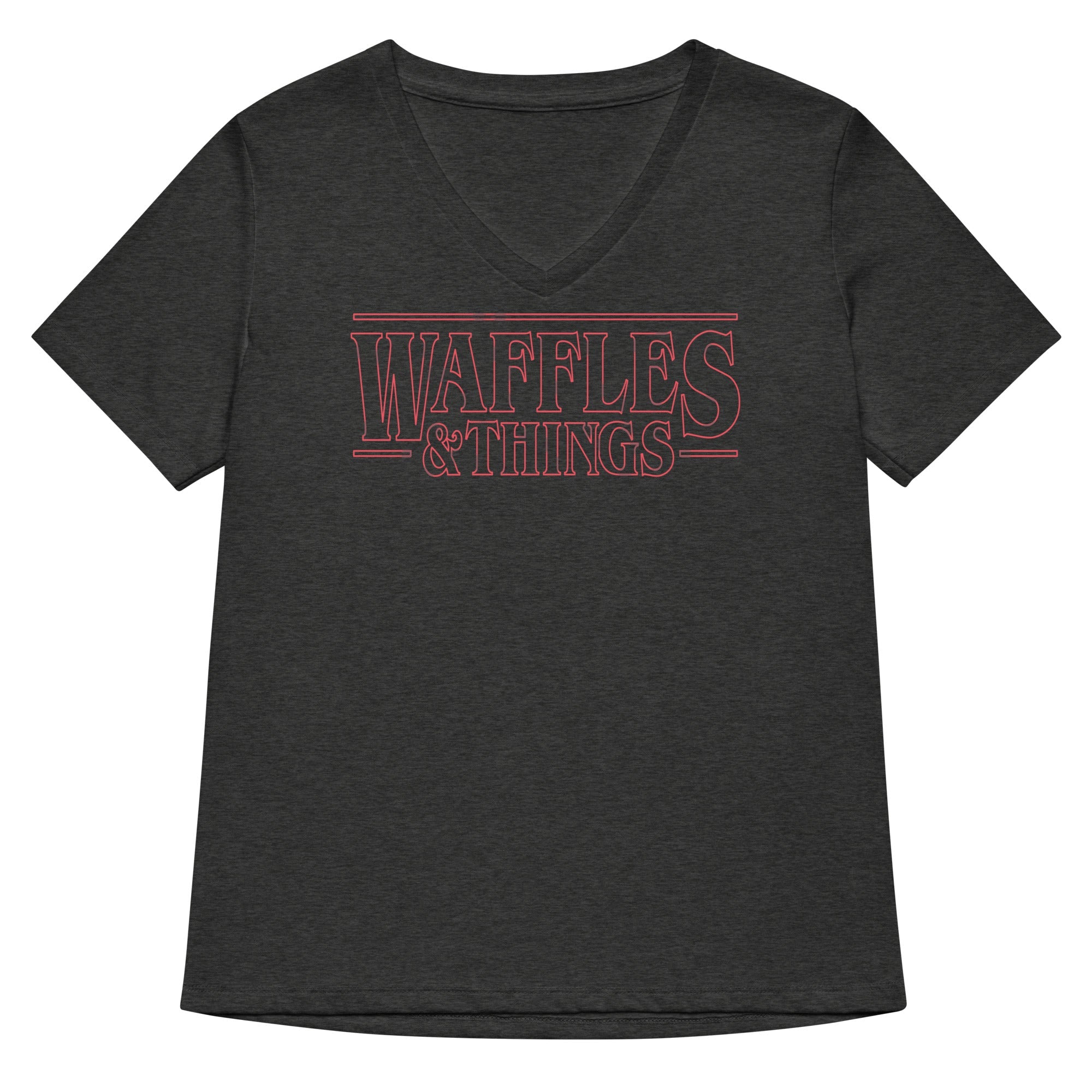 Waffles & Things Women's V-Neck Tee