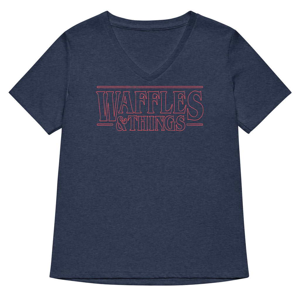 Waffles & Things Women's V-Neck Tee