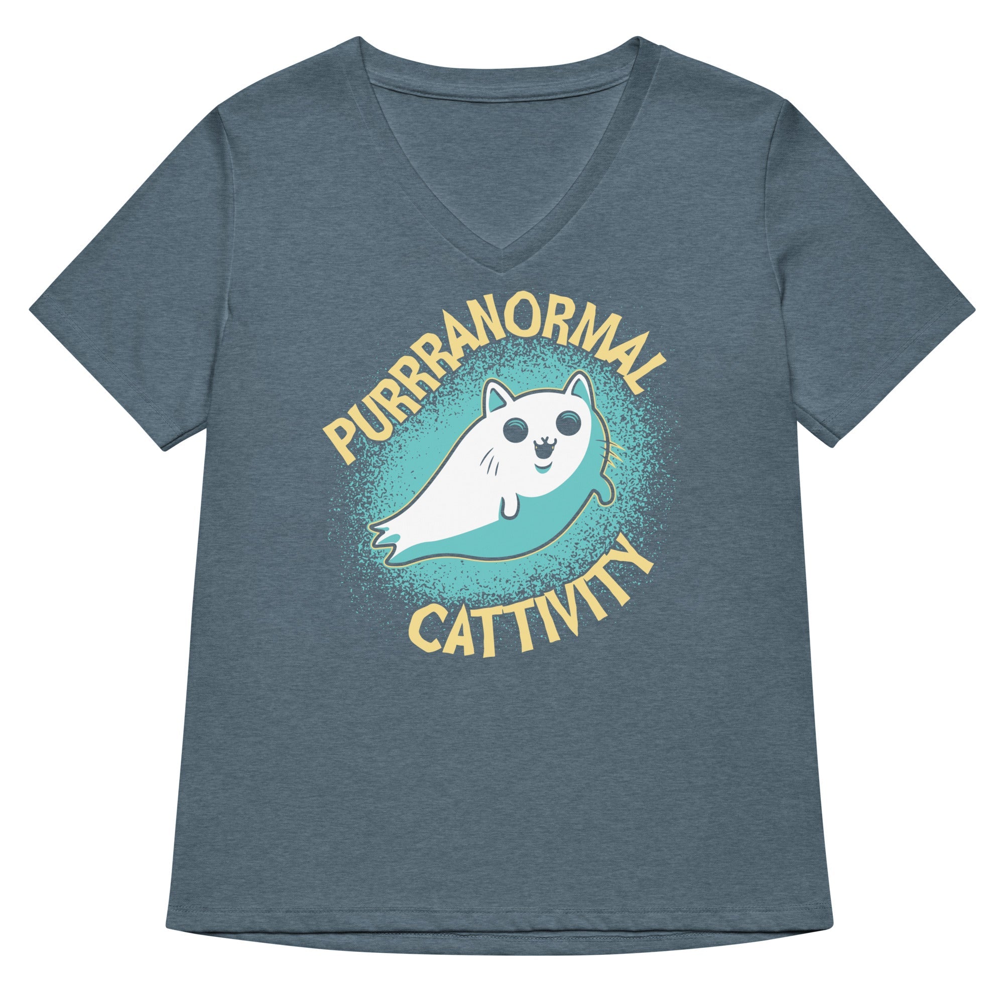 Purrranormal Cattivity Women's V-Neck Tee
