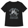 Edward's Salon and Topiary Women's V-Neck Tee
