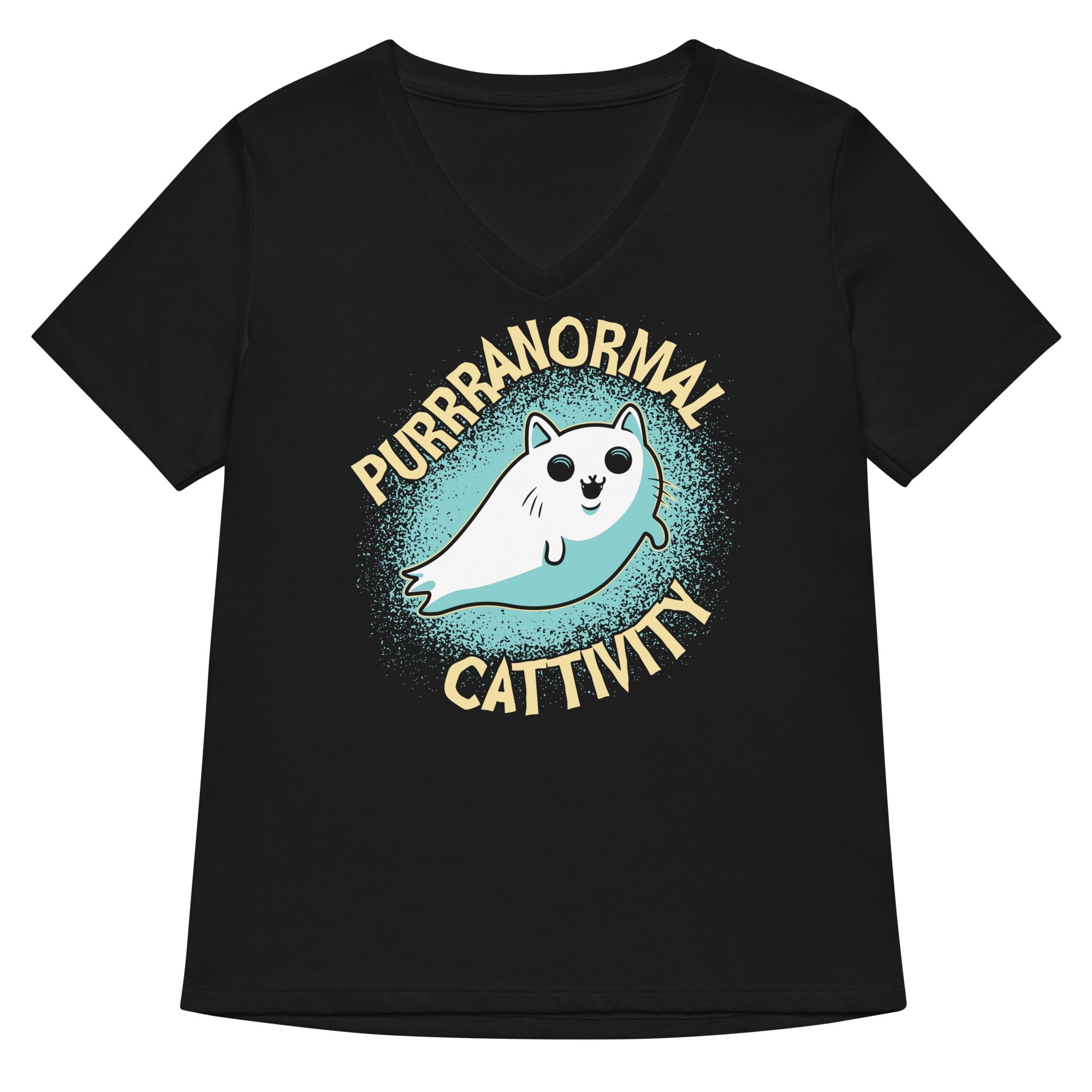 Purrranormal Cattivity Women's V-Neck Tee