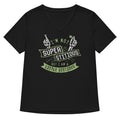 I'm Not Superstitious, But I Am A Little Stitious Women's V-Neck Tee