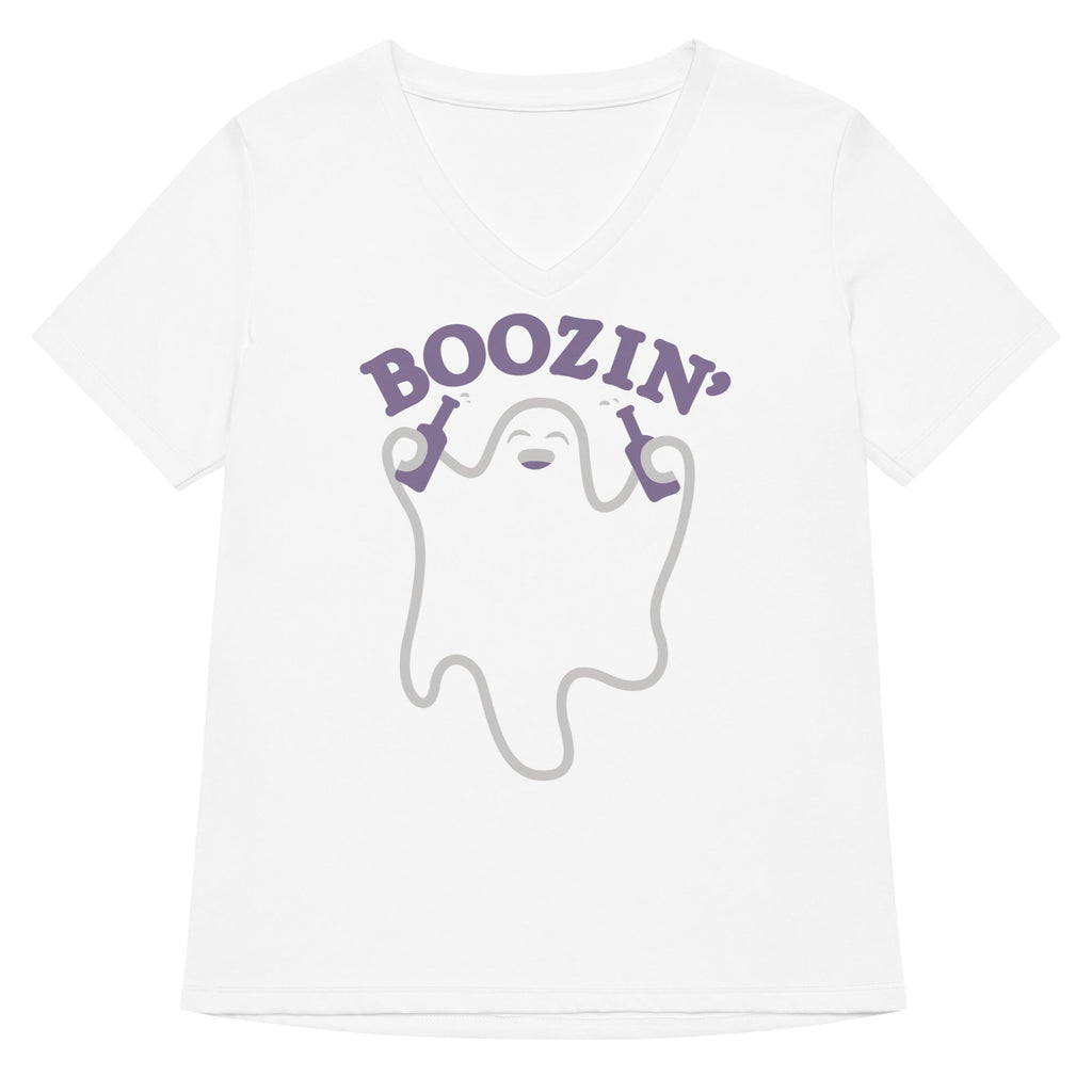 Boozin' Women's V-Neck Tee