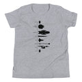 Space Ship Timeline Kid's Youth Tee