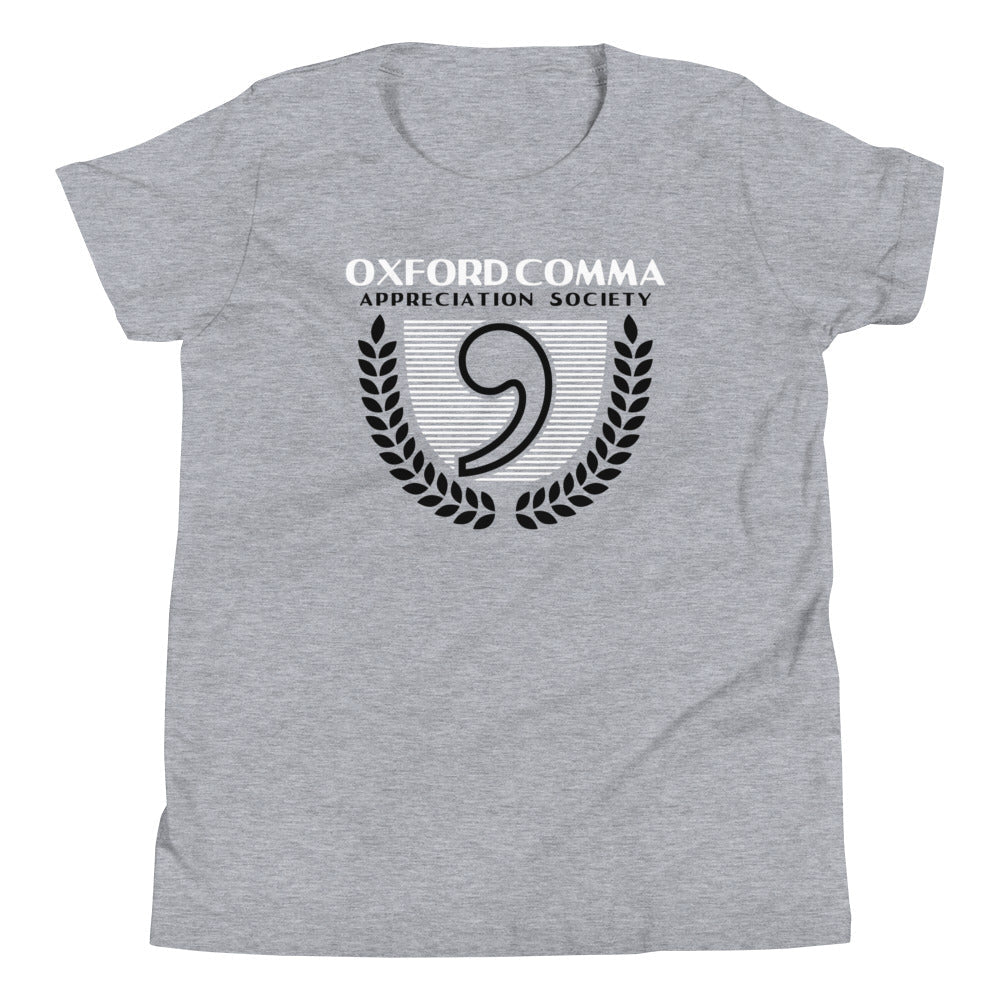 Oxford Comma Appreciation Society Kid's Youth Tee