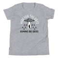 Here For The Cats, Humans Are Gross Kid's Youth Tee