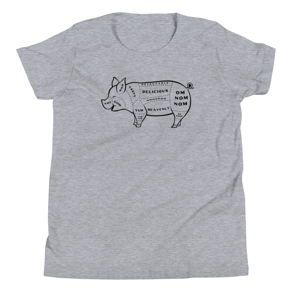 Tasty Pig Cuts Kid's Youth Tee
