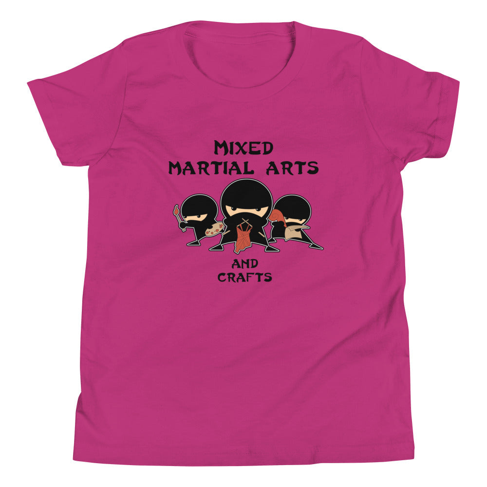 Mixed Martial Arts and Crafts Kid's Youth Tee