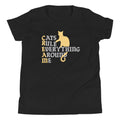 Cats Rule Everything Around Me Kid's Youth Tee