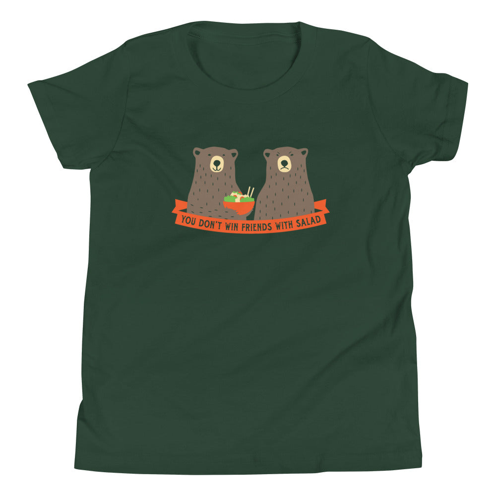 You Don't Win Friends With Salad Kid's Youth Tee