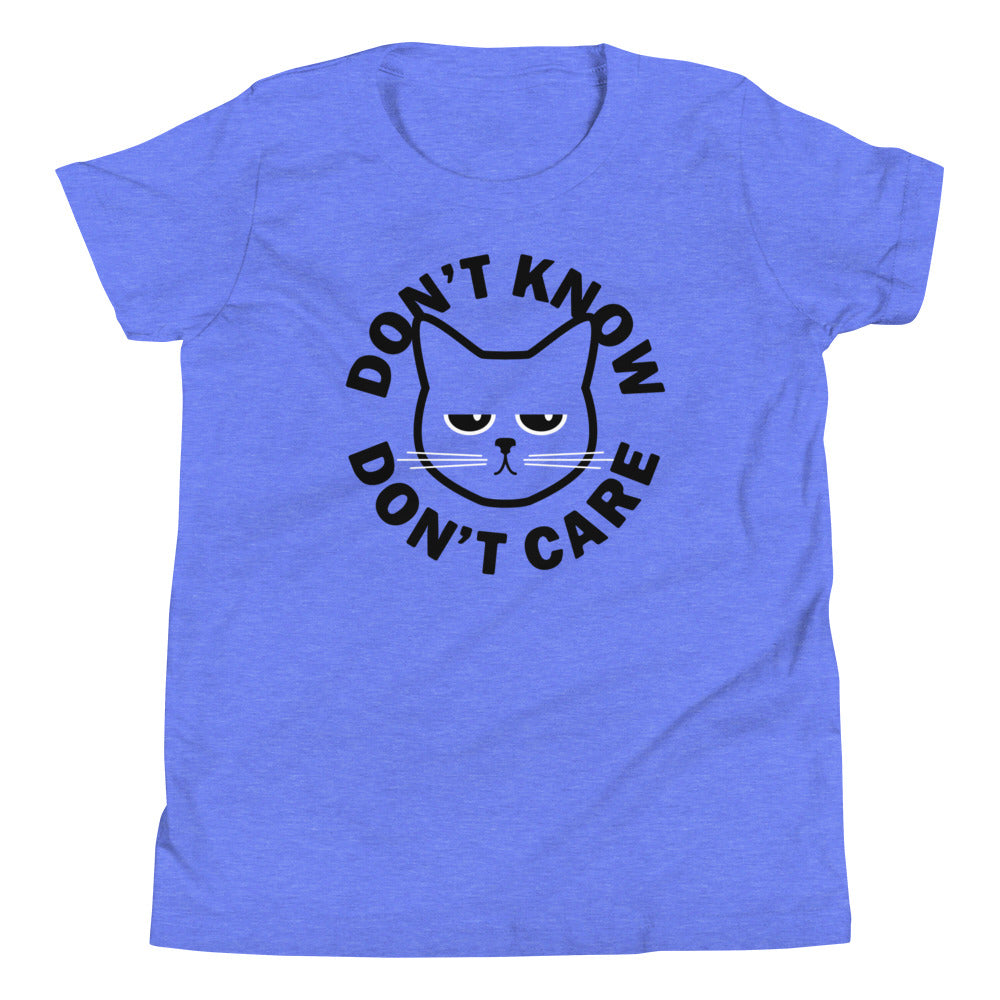Don't Know Don't Care Kid's Youth Tee